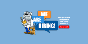 Now Hiring at the Pet Doctor
