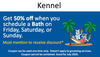 Kennel – 50% off Bath Fri-Sun