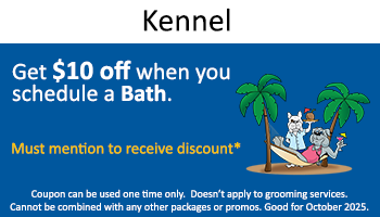 Kennel – $10 off Bath